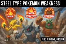 Steel Type Pokémon Weakness